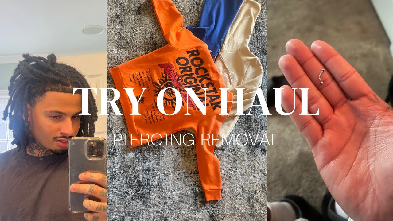 VLOG: Rockstar Original Haul + piercing removal