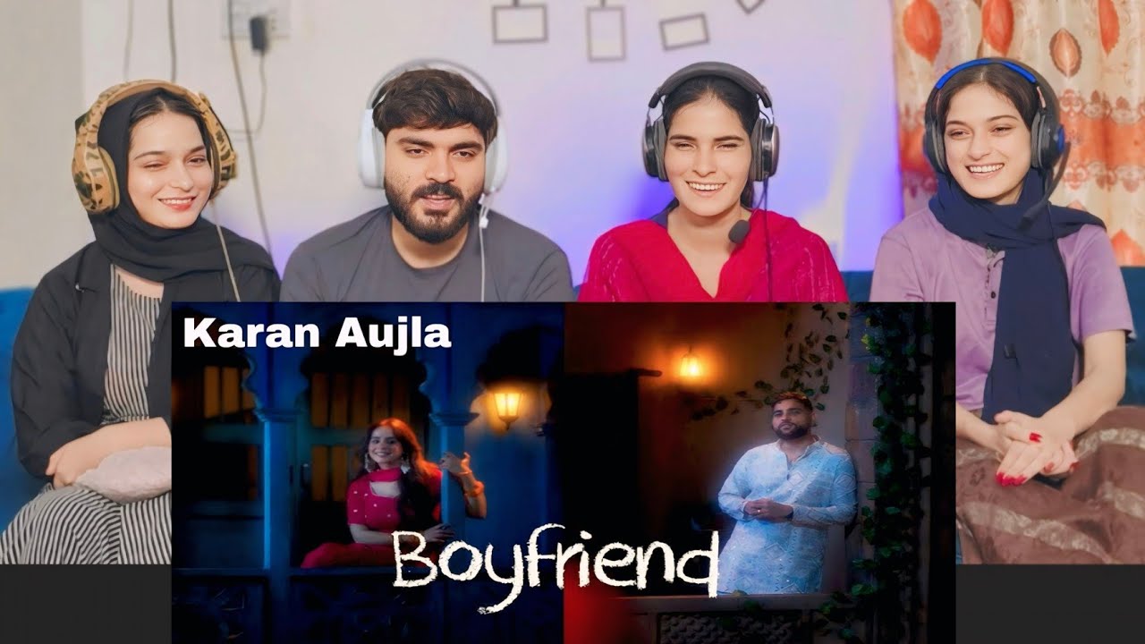 BOYFRIEND Song Reaction KARAN AUJLA  SUNANDA | IKKY | Latest Punjabi Songs 2025