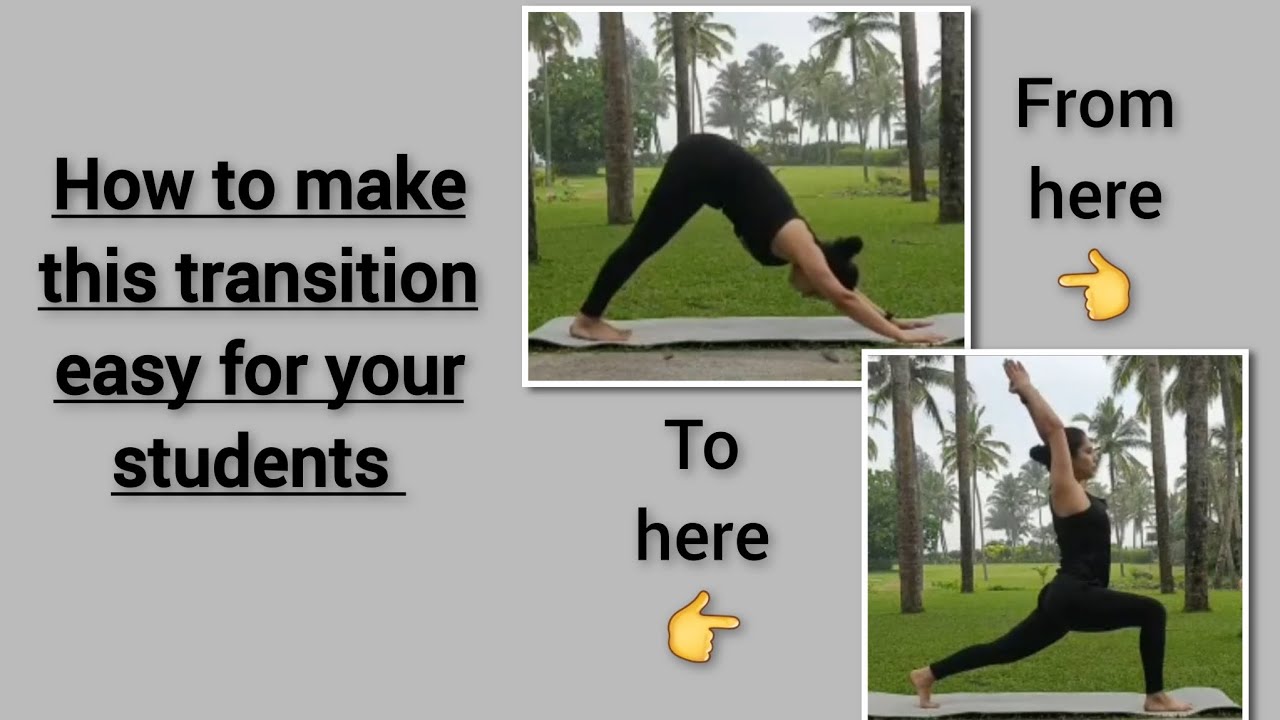 How to teach yoga | Yoga transitions between poses
