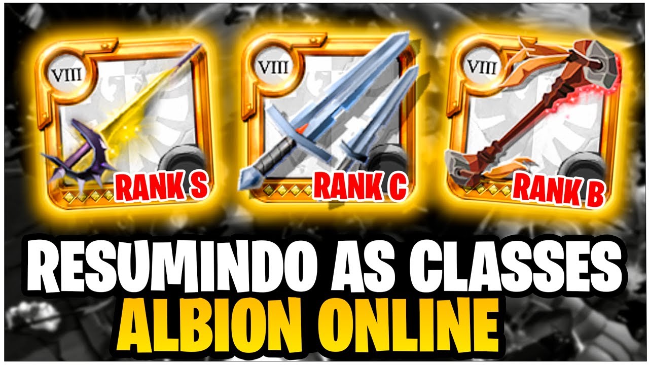 RESUMINDO TODAS AS CLASSES DO ALBION ONLINE!! | Albion Online