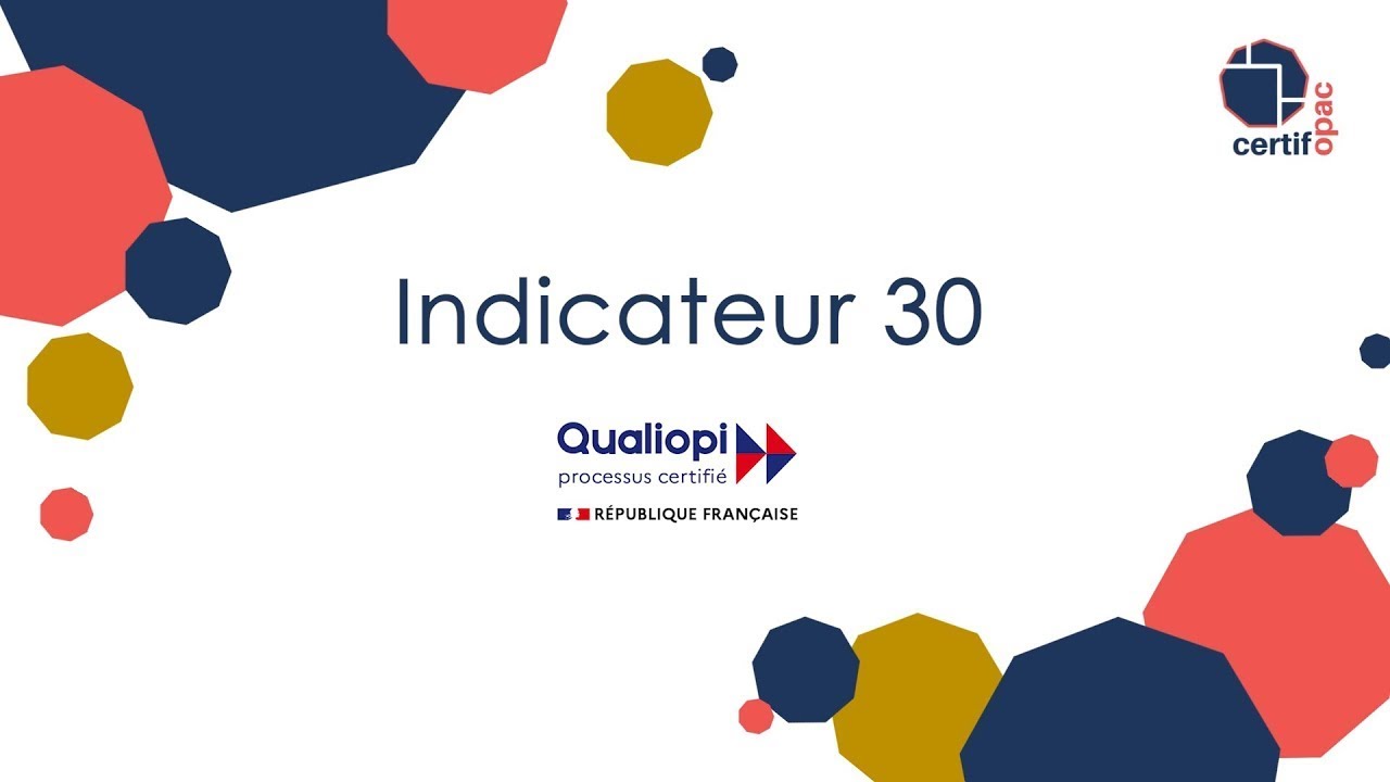 Indicateur 30 Qualiopi