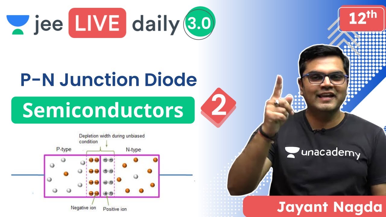JEE 2022: Semiconductors L2 | P-N Junction Diode | Unacademy JEE | JEE Physics | Jayant Nagda