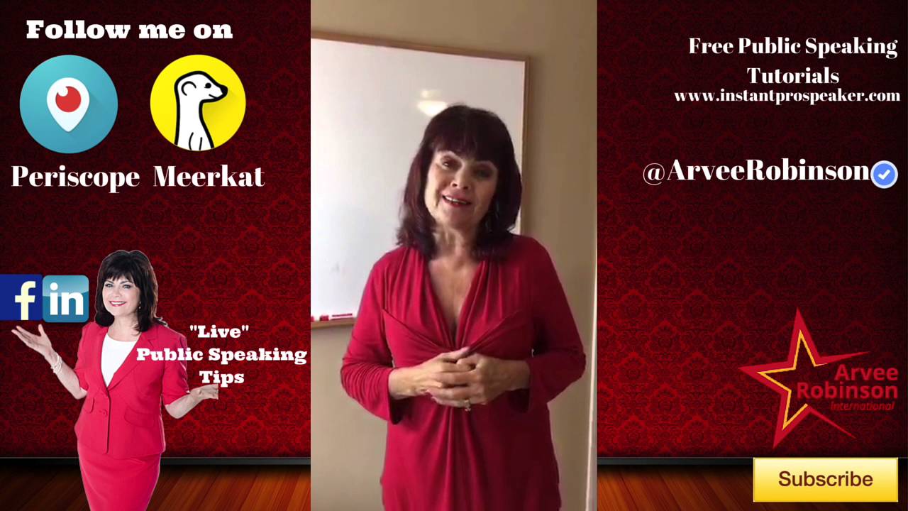 How to Overcome Your Fear of Public Speaking: Arvee Robinson