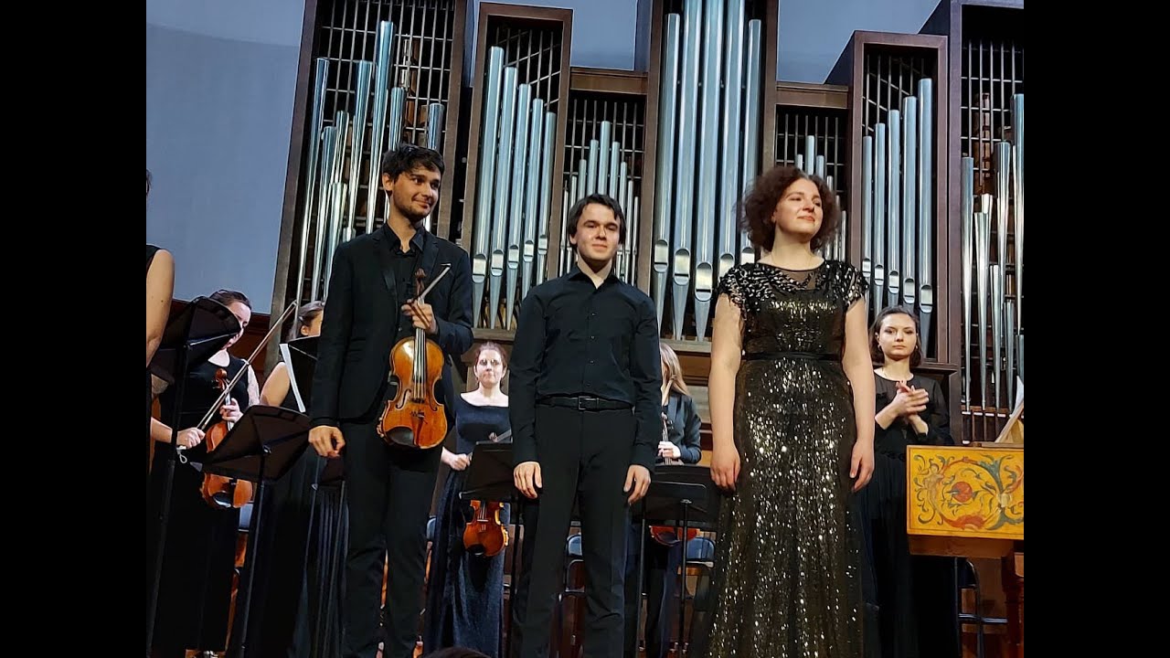 И.С. Бах. Бранденбургский концерт/J.S. Bach. Brandenburg Concerto No.5. Дирижёр Валерий Попов.