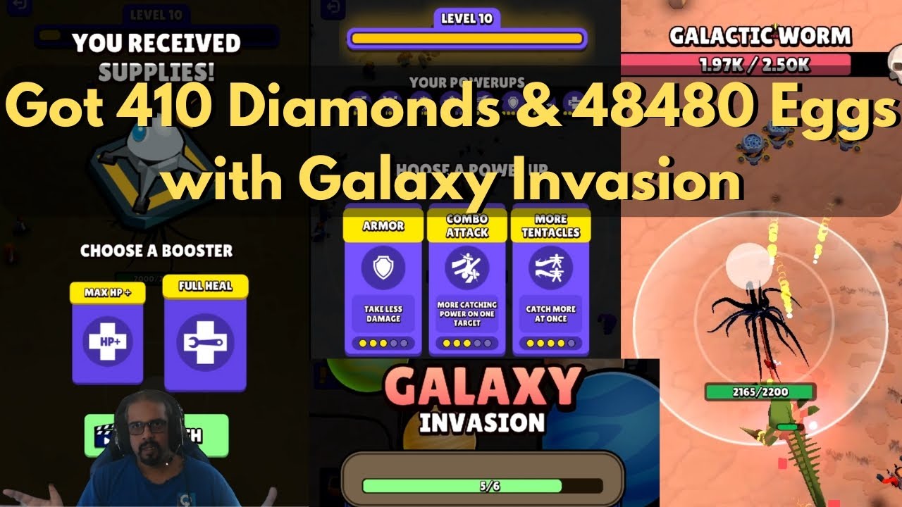 Galaxy Invasion Play Through and Tips in Alien Invasion RPG Idle Space