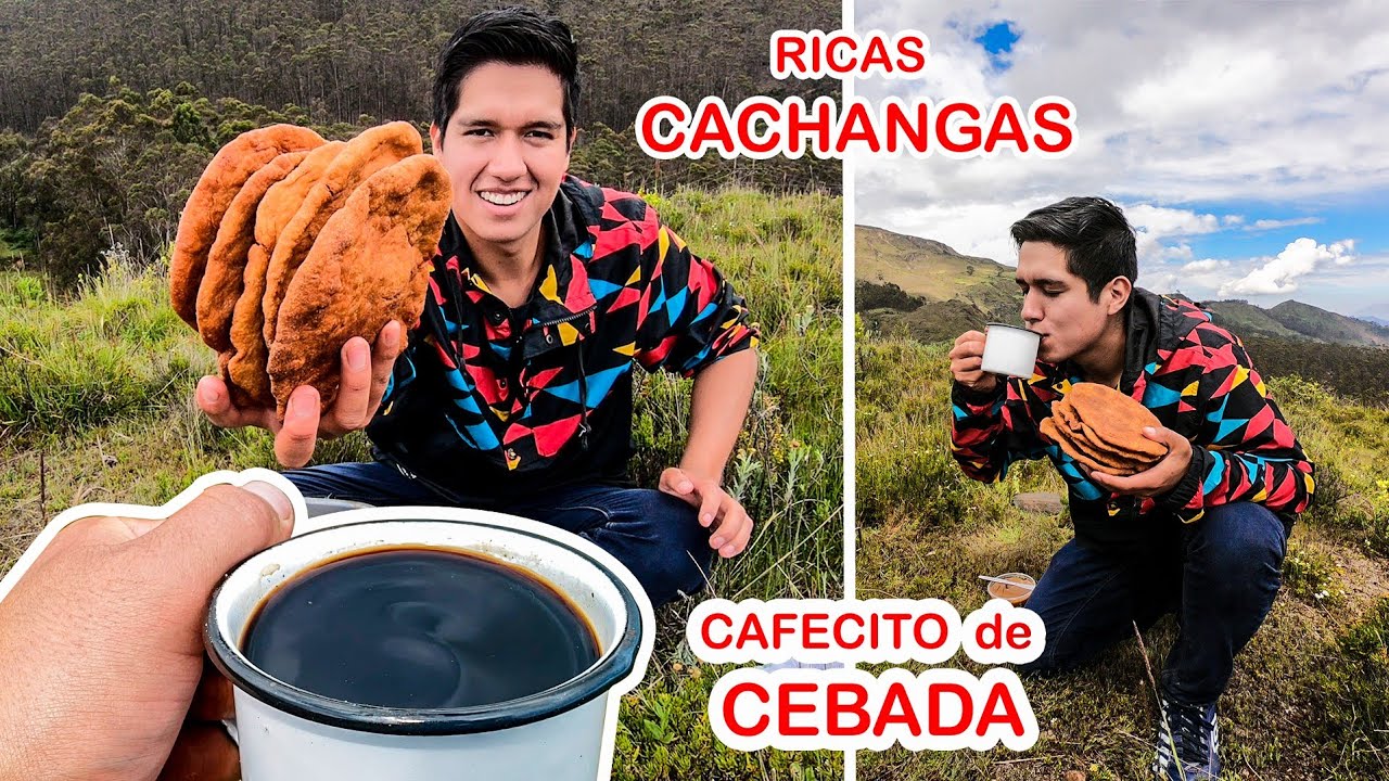 Preparando DELICIOSAS CACHANGAS con CAFÉ de CEBADA en EL CAMPO