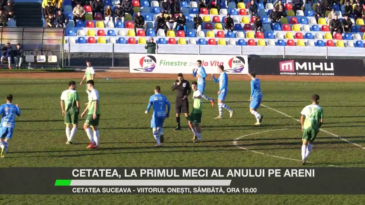 Cetatea, la primul meci al anului pe Areni