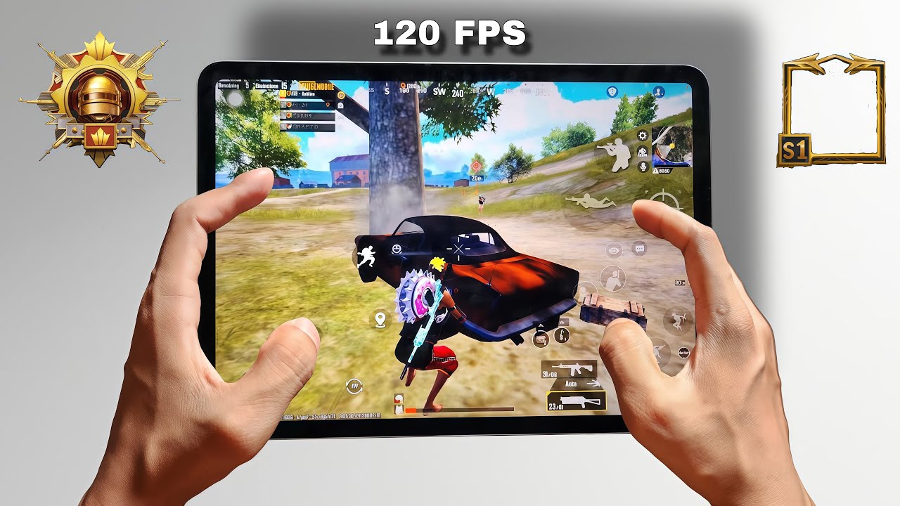 PUBG Mobile 3.8 Update [120 FPS] Rush Gameplay🔥 Ipad Pro M2 Pubg test with Handcam🔥🔥