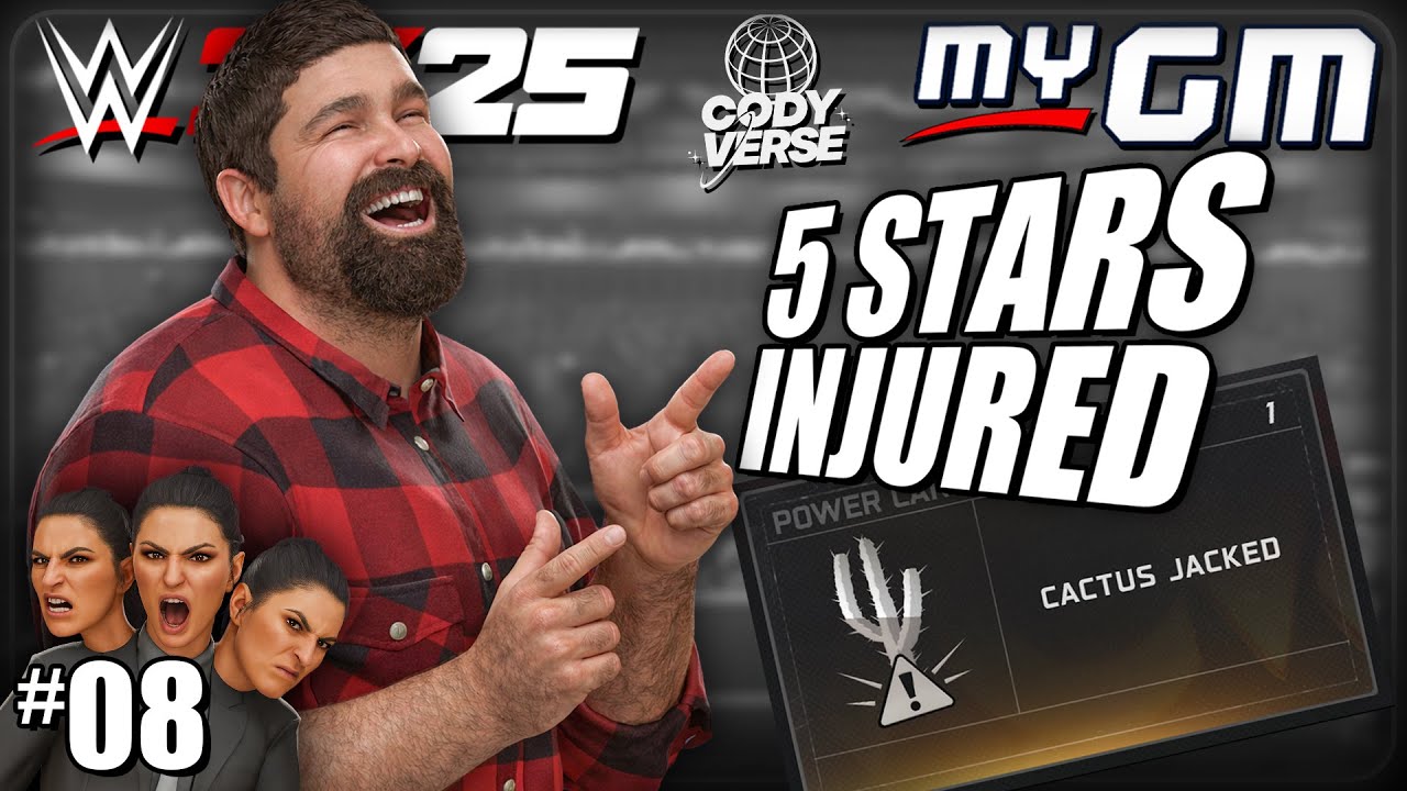 Мик Фоли травмировал ПЯТЬ НАШИХ ЗВЕЗД!! | WWE 2K25 MyGM Co-Op