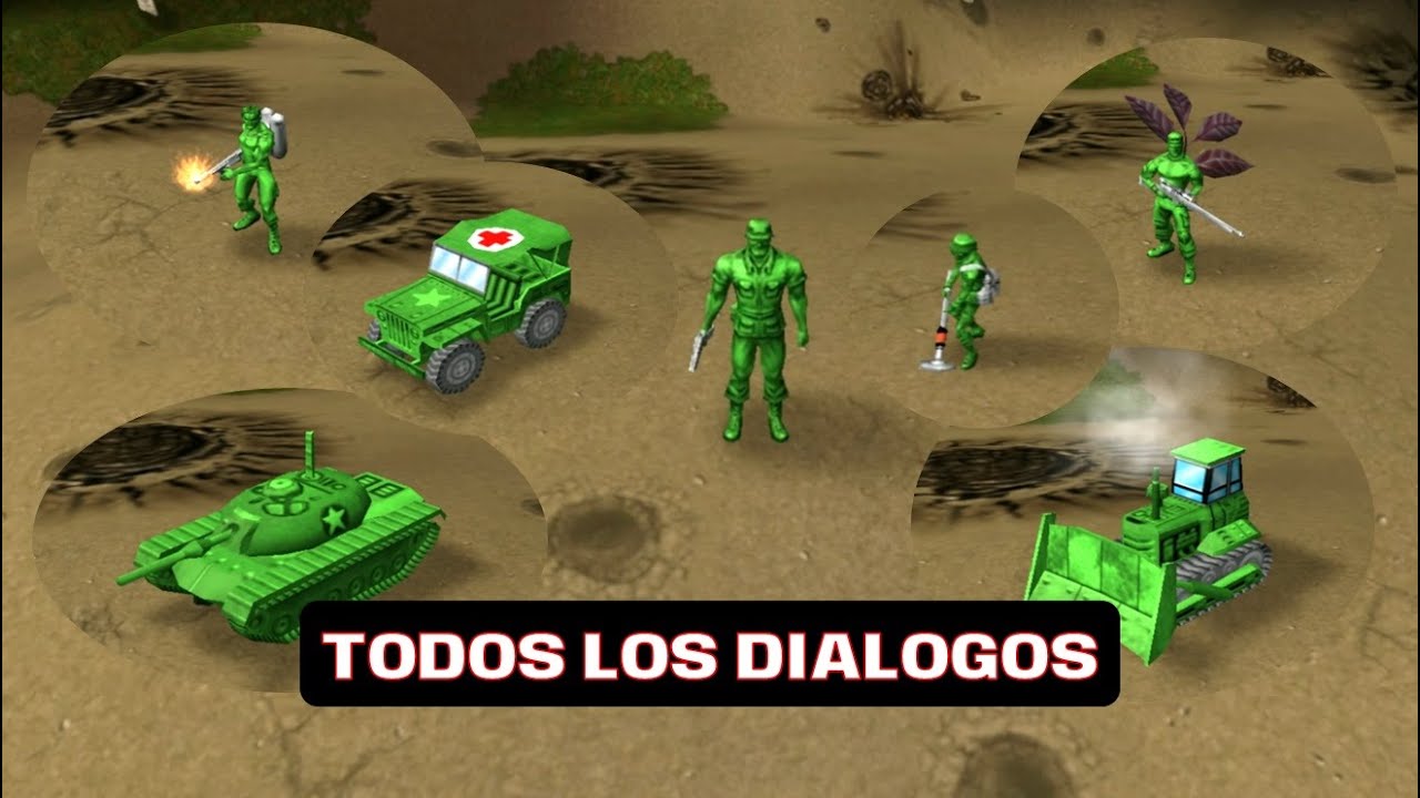 ARMY MEN RTS PC Todos los Diálogos (Diálogos de Unidades)