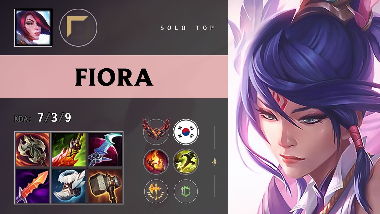 Fiora Top vs Gangplank - KR Grandmaster Patch 26.16