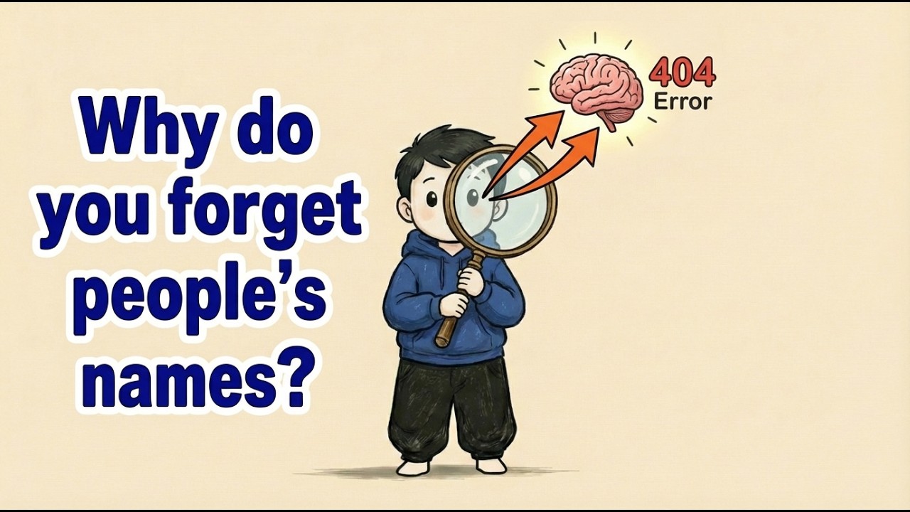 Why do you forget names? (The problem is not your brain)!.