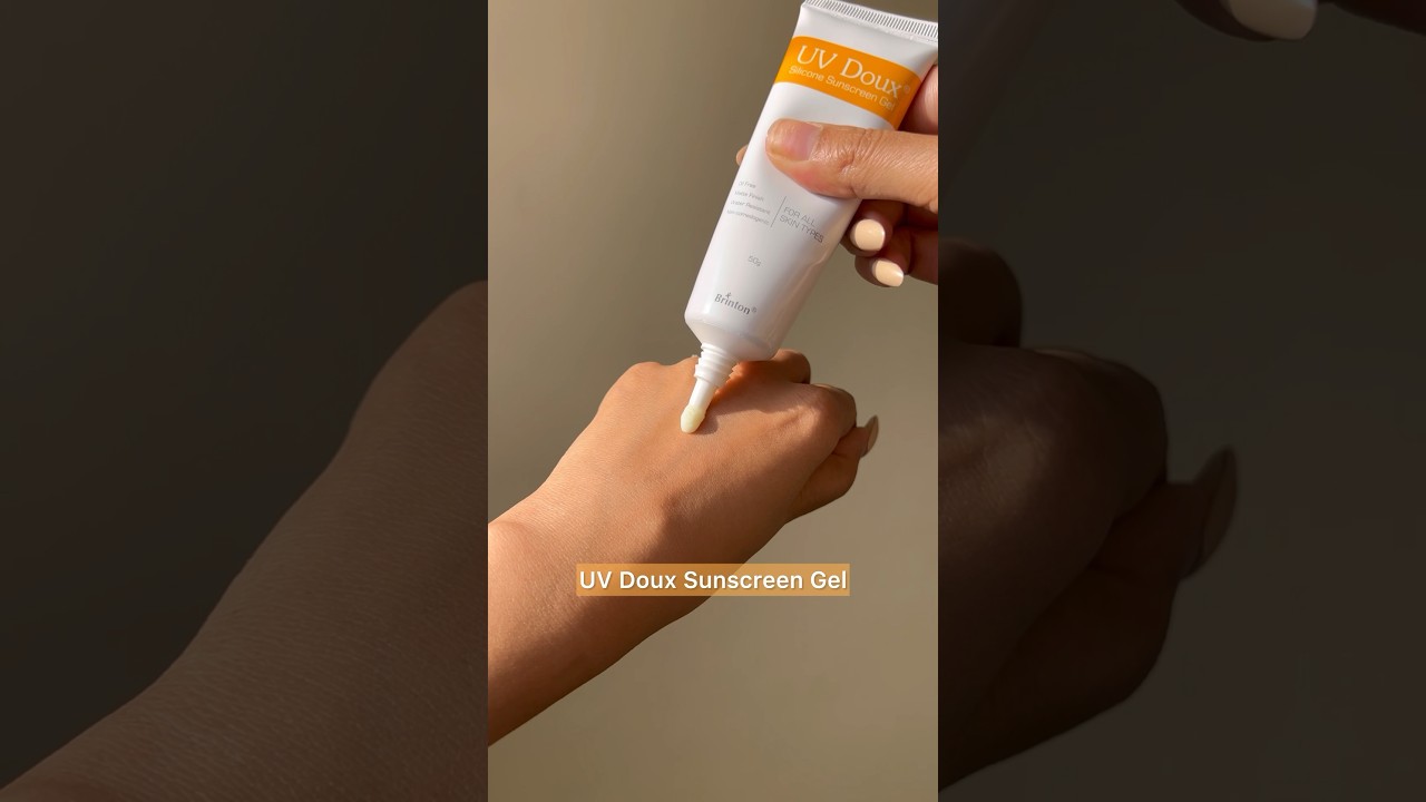 Stay sun-safe with UV-Doux Sunscreen! #UVDoux #sunscreen #sunscreeneveryday #sunscreengel 💕