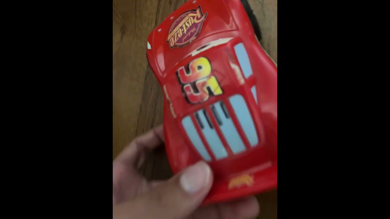 2009 Fisher-Price Disney Pixar Cars Shake N Go Burnt McQueen (Uncommon)