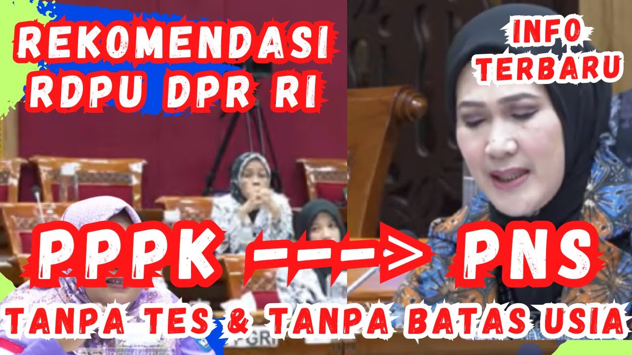 PENGANGKATAN PPPK MENJADI PNS DI REKOMENDASI DPR [INFO GURU]