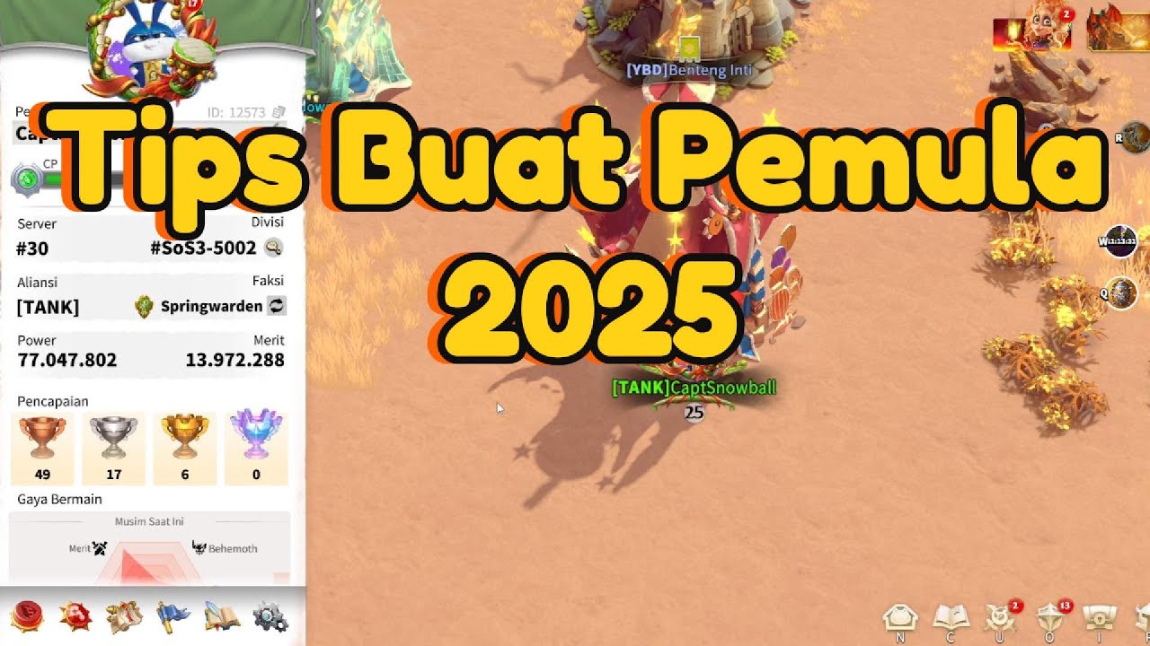Tips Buat Pemula di-2025 || Call of Dragons Indonesia