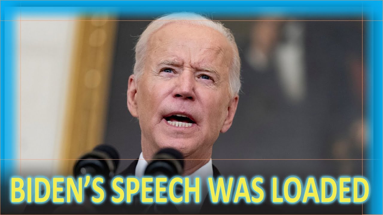 Biden's Speech was Loaded with Soft AGGRE$$ION & T h r e a t s
