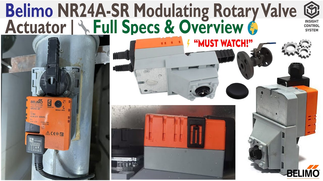 Belimo NR24A-SR Modulating Rotary Valve Actuator | Full Overview & Technical Specs🔧