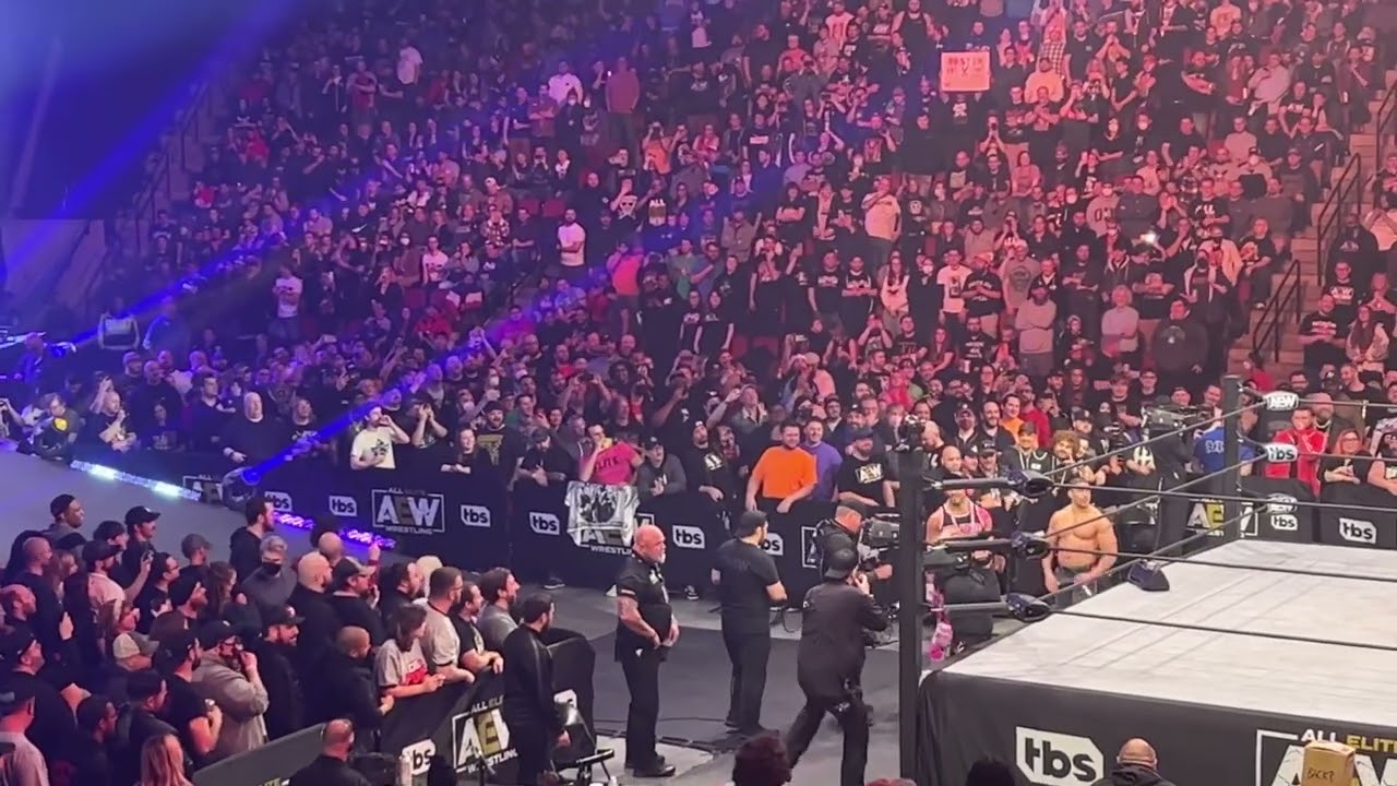 Max Caster Dis Rap Samoa Joe Live on AEW Dynamite April 6th 2022