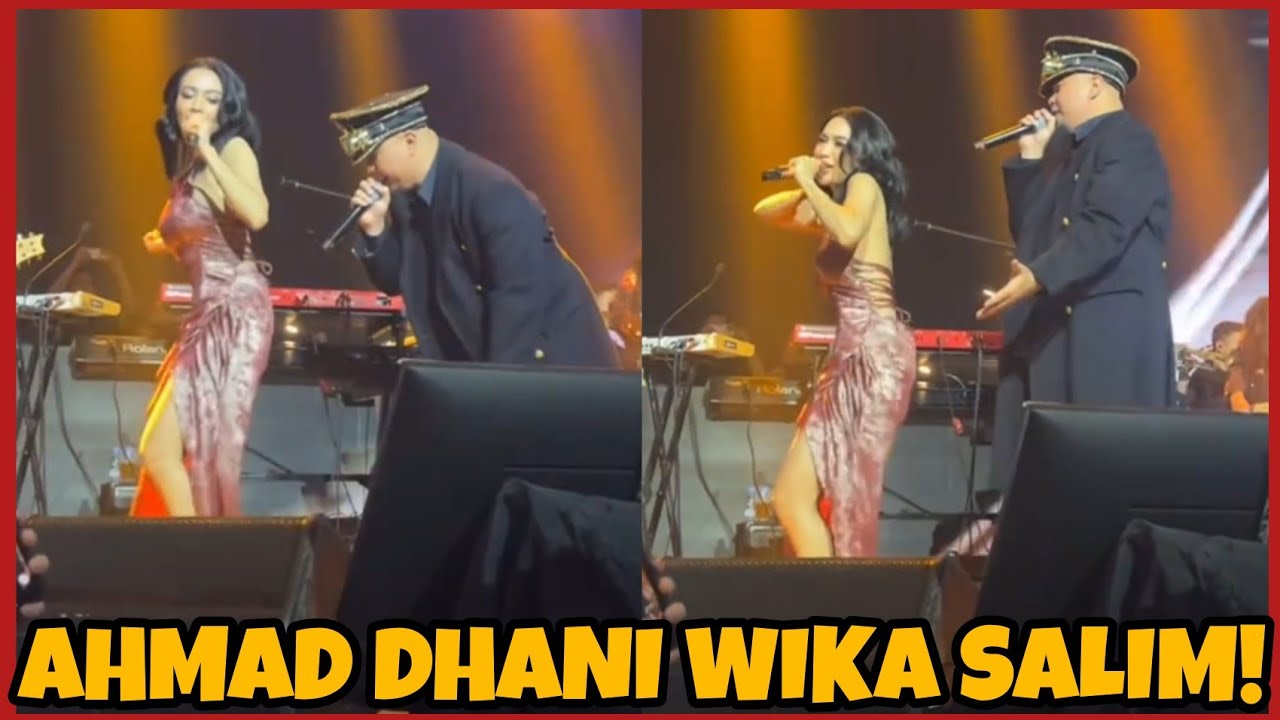 AHMAD DHANI SALFOK SAMA GOYANGAN WIKA SALIM SAAT DUET NYANYI LAGU 