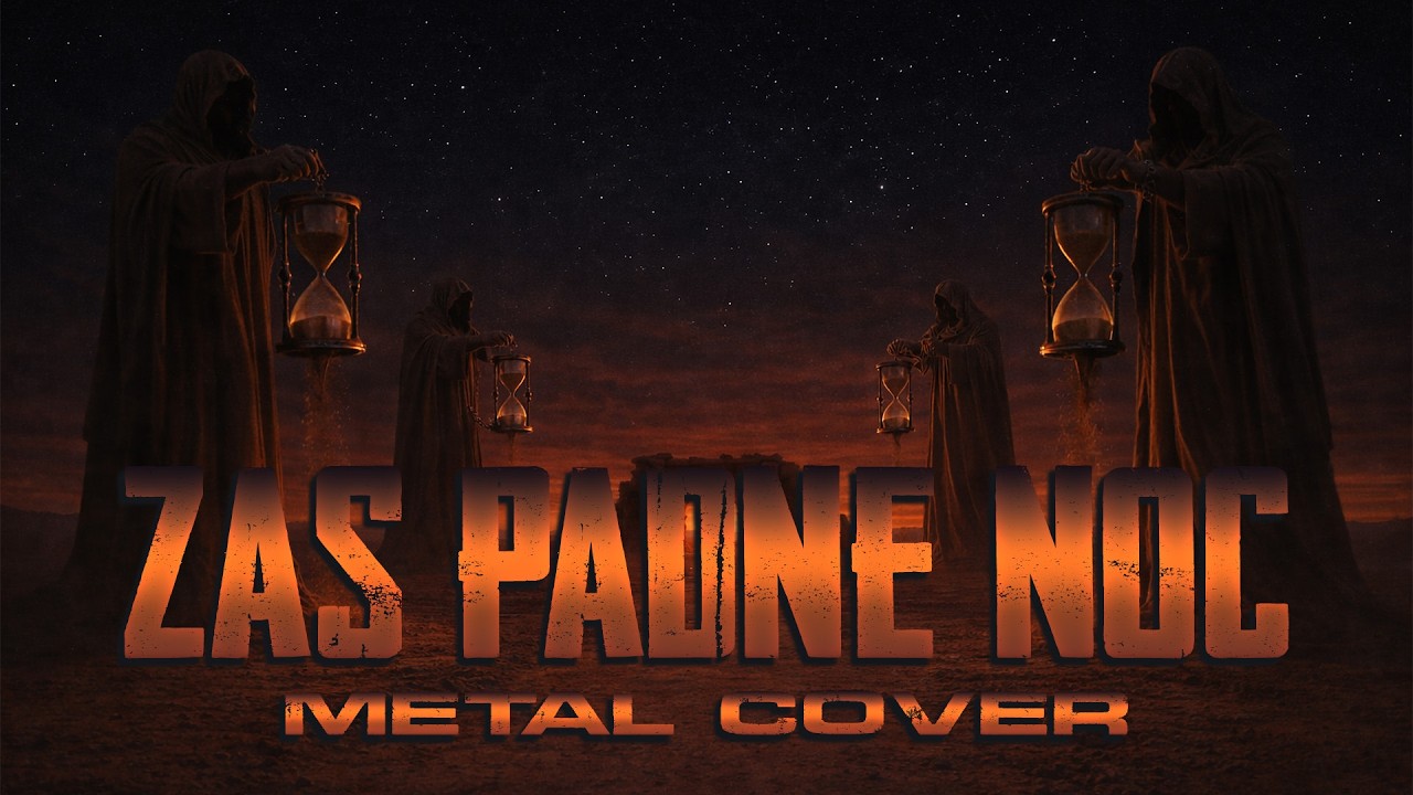 ZAS PADNE NOC - metal cover - VERZE 1 (Robert Křesťan a Druhá tráva, AI)