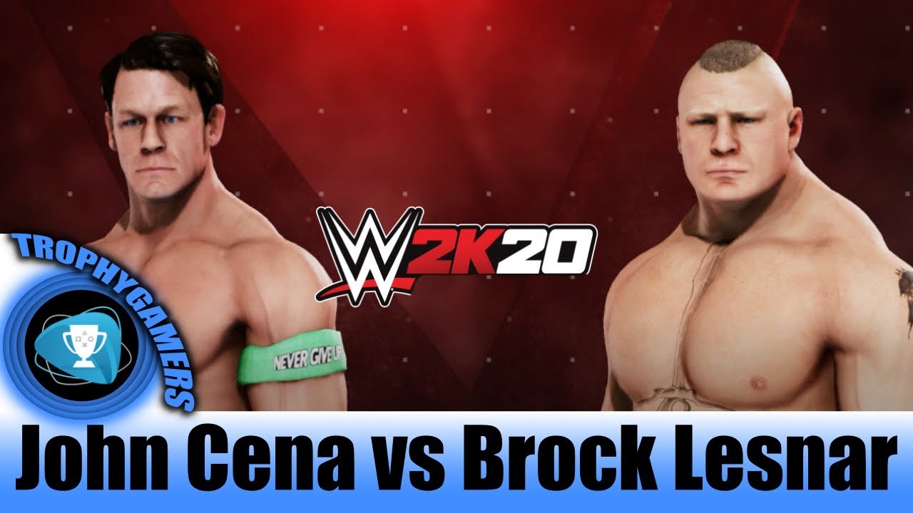WWE 2K20 Джон Сина против Брока Леснара