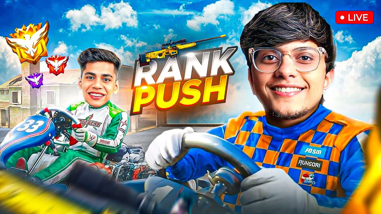 FREEFIRE RANK PUSH WITH NEW MOBILE 🎉  ‪@UnGraduateGamer‬😁 