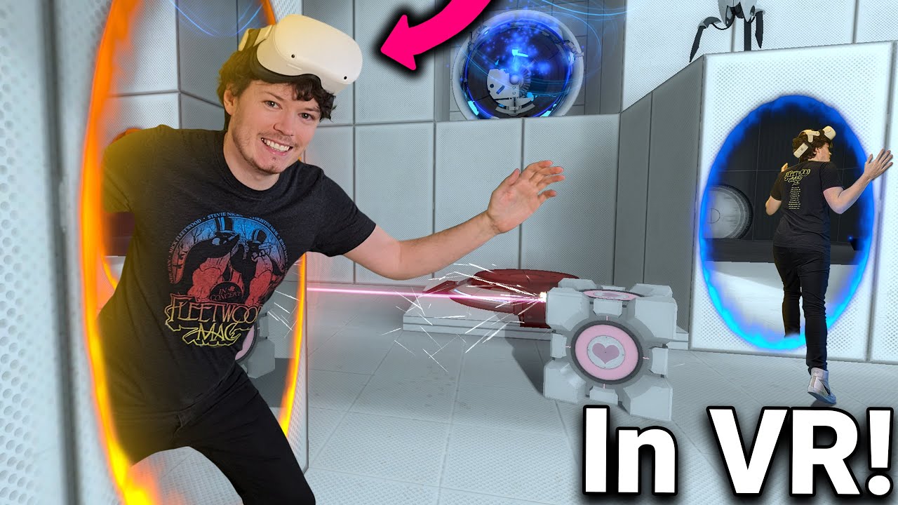 Portal 2 в виртуальной реальности — это невероятно!