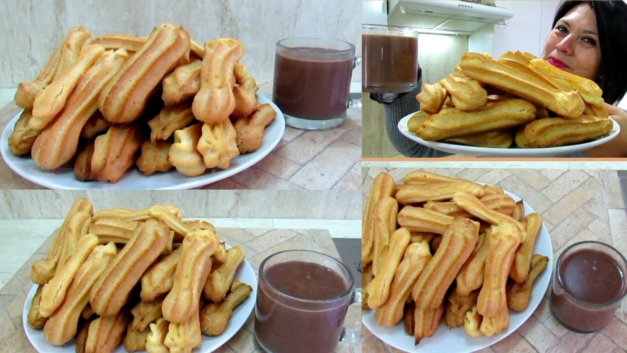 CHURROS  HORNEADOS / CHOCOLATE CALIENTE/  PASO A PASO / Silvana Cocina ❤