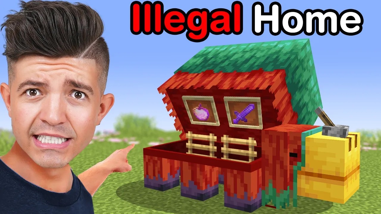 22 Illegal Houses In Minecraft!