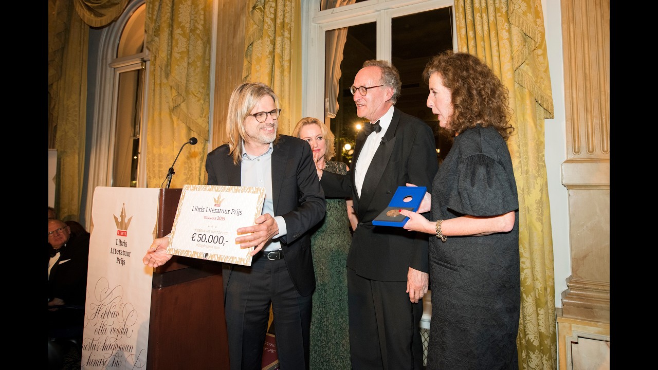 Uitreiking van de Libris Literatuur Prijs 2019 aan Rob van Essen voor 'De goede zoon'