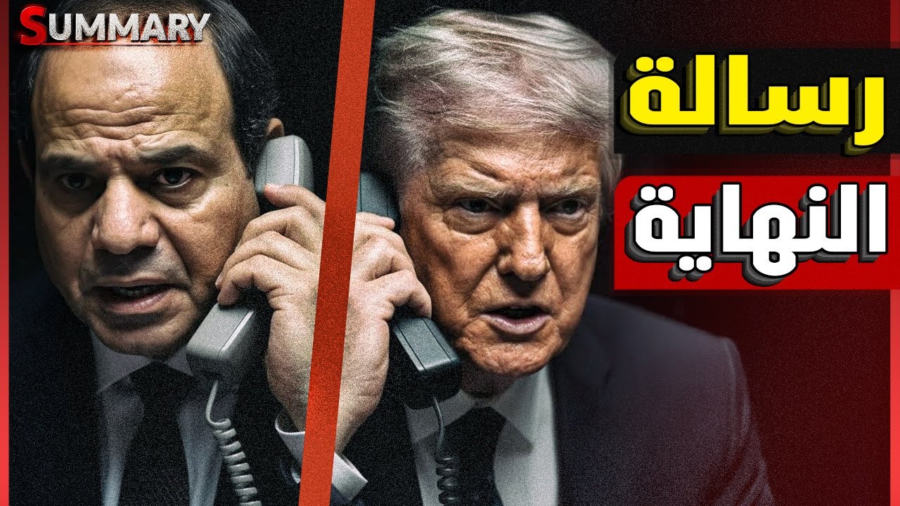 عاجل | ترامب يرسل رسالة للسيسي بعد تحركات عسكرية خطيرة للجيش المصري