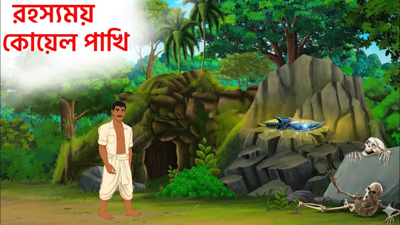 অভিশপ্ত কোয়েল পাখি ও গুপ্তধন | Bengali Moral Cartoon Story | Bangla Rupkothar Golpo |