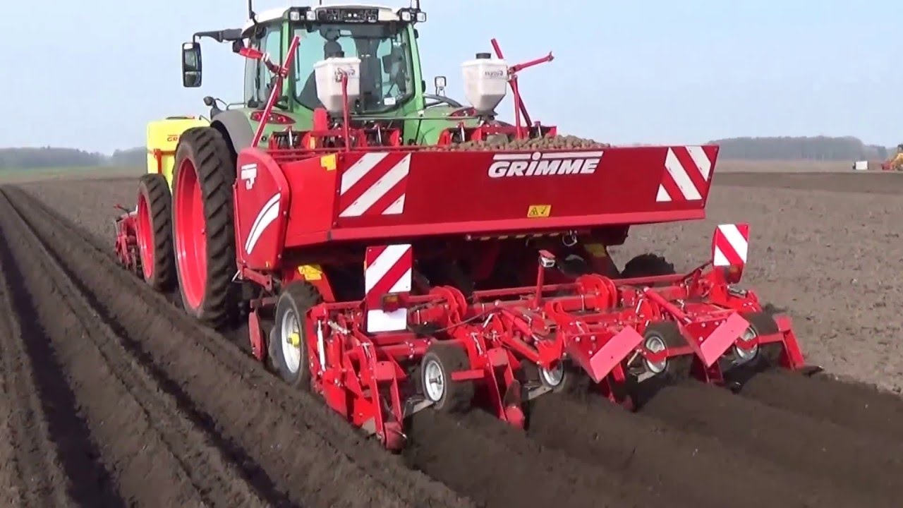 FENDT 720 VARIO TMS & GRIMME GL 420 AARDAPPELS POTEN