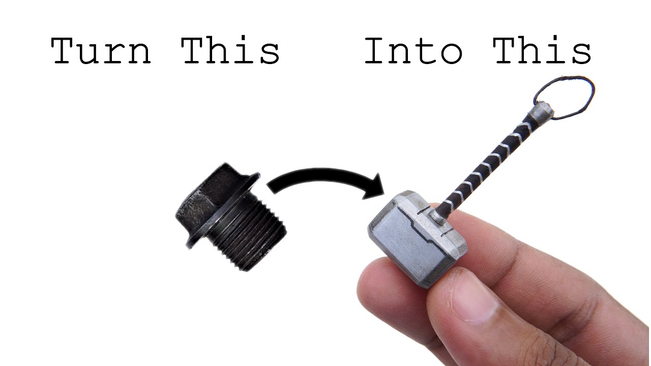 Bolt to Mini Thor Hammer in 3000 Photos
