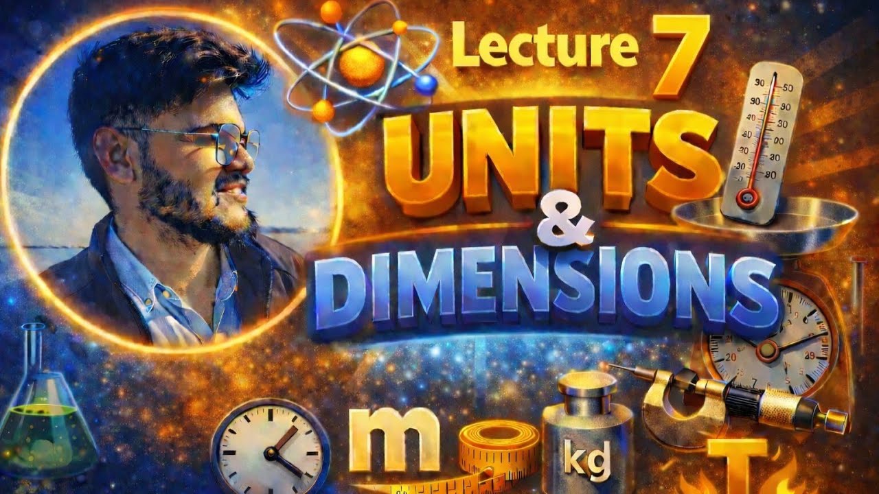 Units and dimensions lecture 7