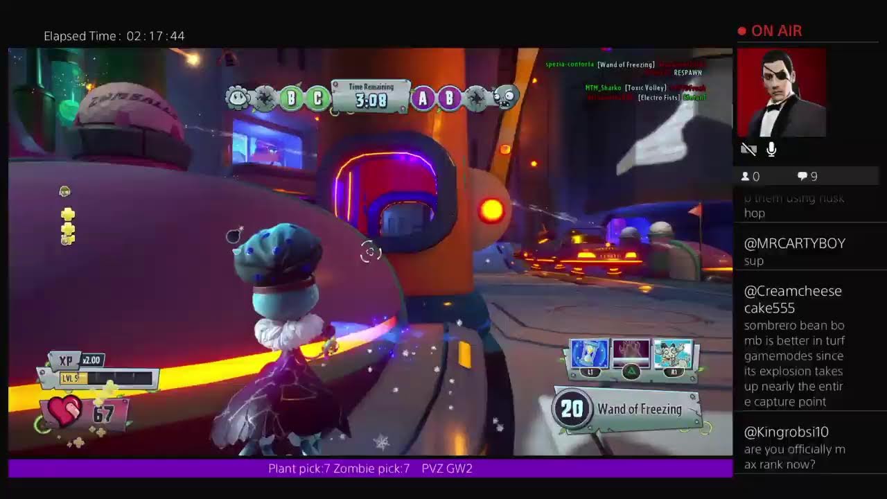 PVZ GW2 streaming to max rank plus 1v1