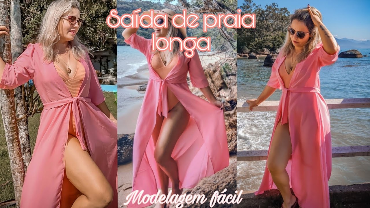 Como fazer saída de praia longa/modelagem