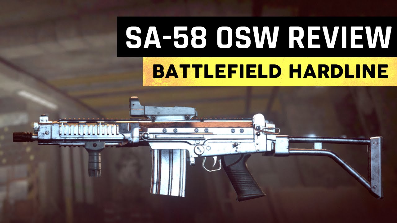 SA-58 OSW Weapon Review: Best Battle Rifle For Enforcer: Battlefield Hardline Multiplayer Gameplay
