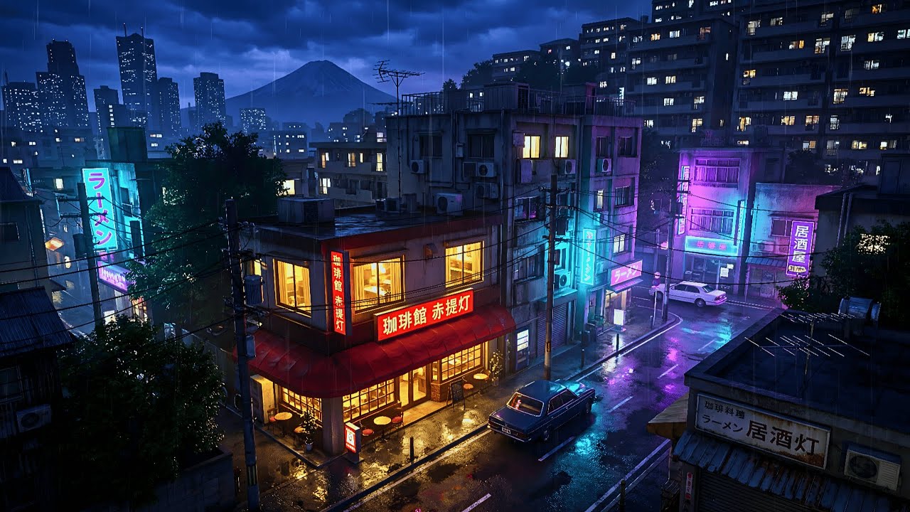 Tokyo Rain Lofi 🌃 Calm Night Beats for Study, Sleep & Relax