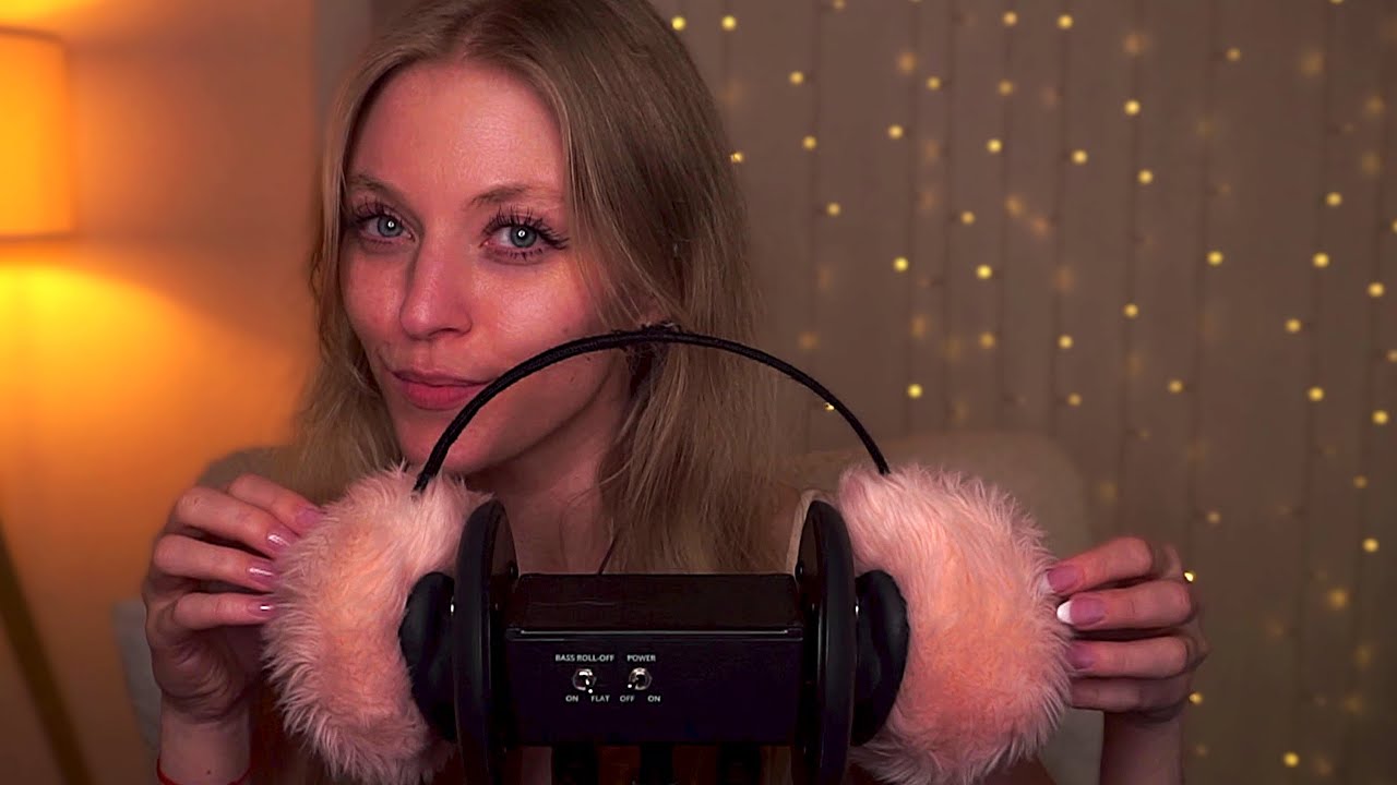 ASMR For The Sleepless Nights *Deep & Slow Earmuffs Scratching*