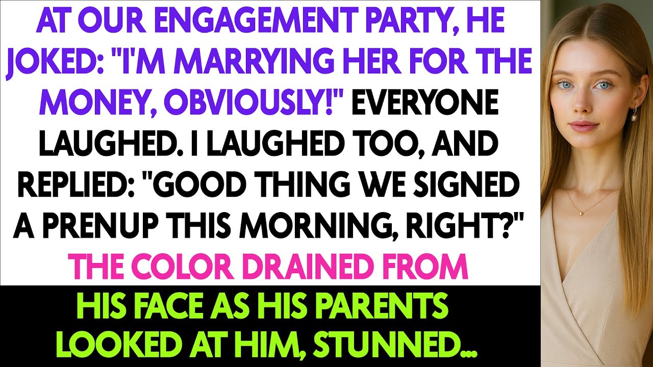 At Our Engagement Party, He Joked: 