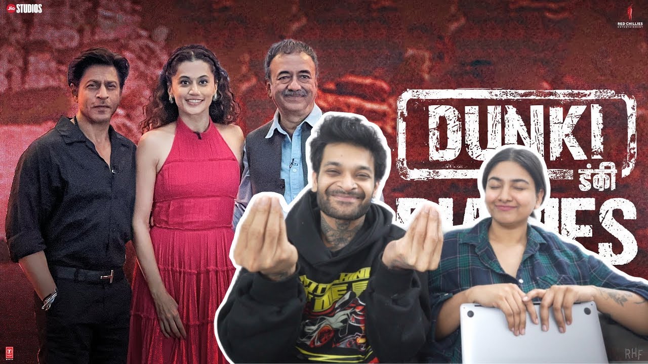 REACTING TO Dunki Diaries | Shah Rukh Khan l Rajkumar Hirani | Taapsee Pannu | Hectik