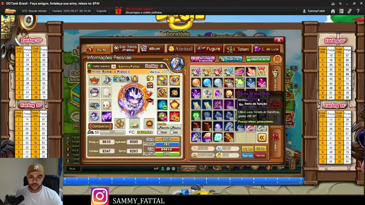 [DDTANK BRASIL] EVO ATRÁS DE EVO !!! O HALL DA FAMA TEM UM DONO !! SUBIMOS MUITO FC !!!