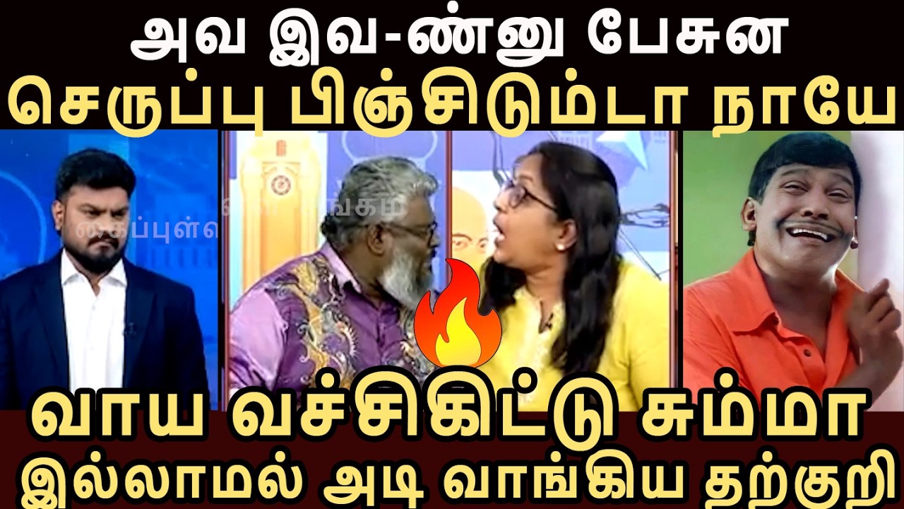 தற்குறி தனமா பேசி நேரலையில் அடி வாங்கிய அணில்!! 😭 | Tvk Debate Troll | Debate Troll Tamil