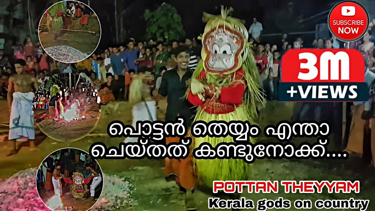 Pottan theyyam adipoli attacking😂3m