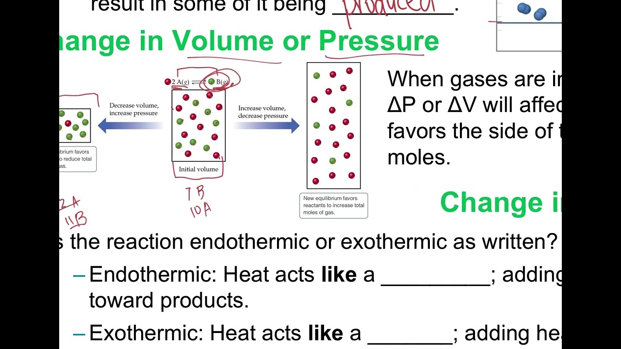 Chapter 15.7 Video - LeChatelier Principle