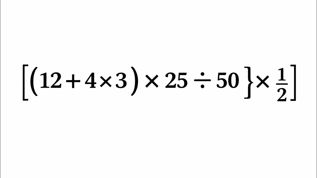 Solve Problems With BODMAS