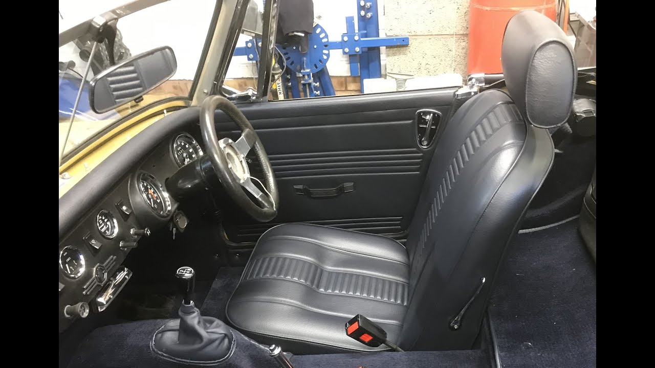MG Midget Restoration (video 28)   Seat Refurbishment