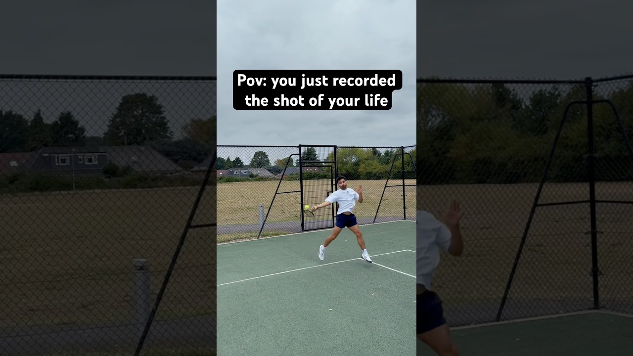 POV: recording yourself for the first time 💀 #tennis #sports